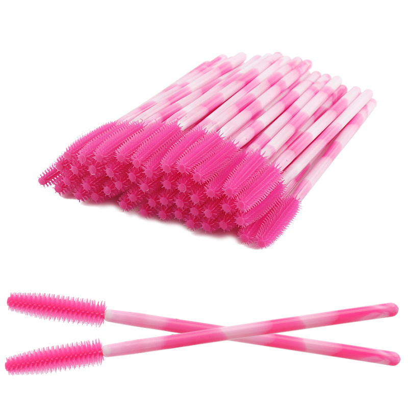 Eyelash Extension Options - 50/100 Pezzi Spazzole Monouso in Silicone