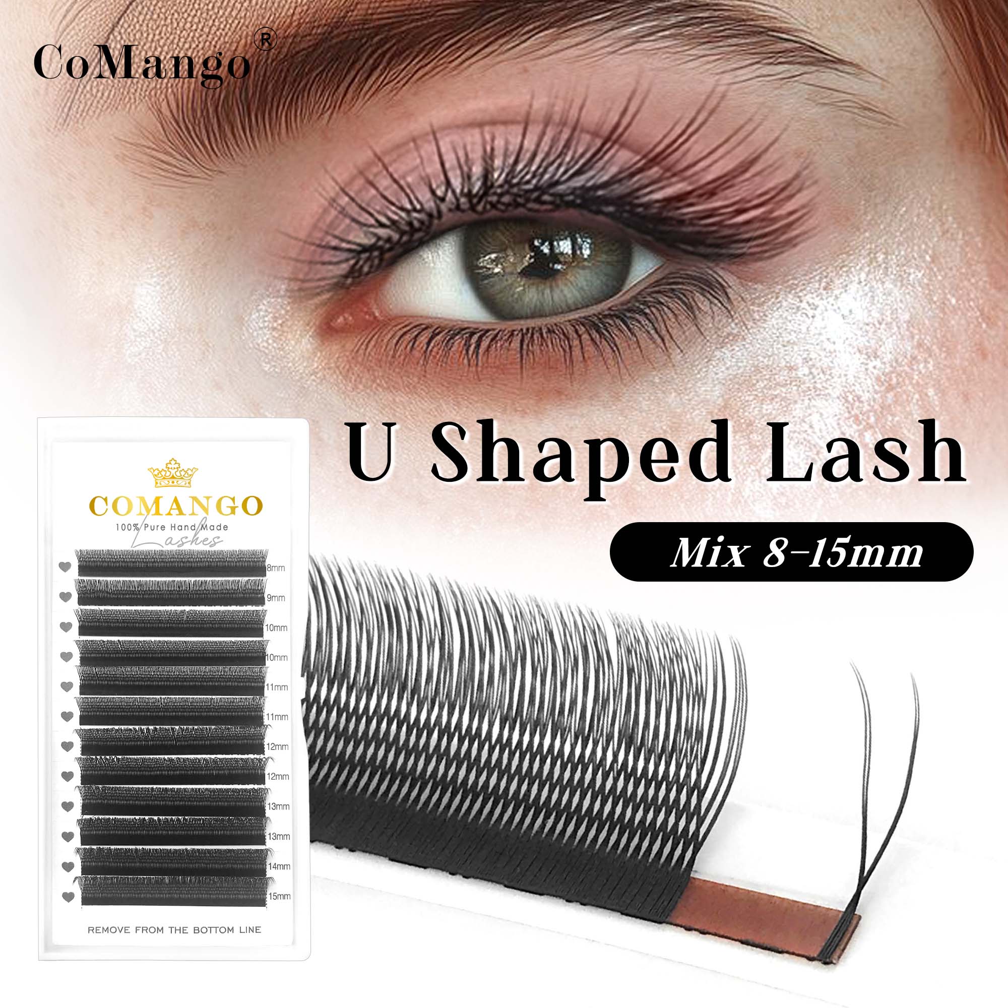Eyelash Extension Yelix - CoMango U YY ciglia ciglia finte