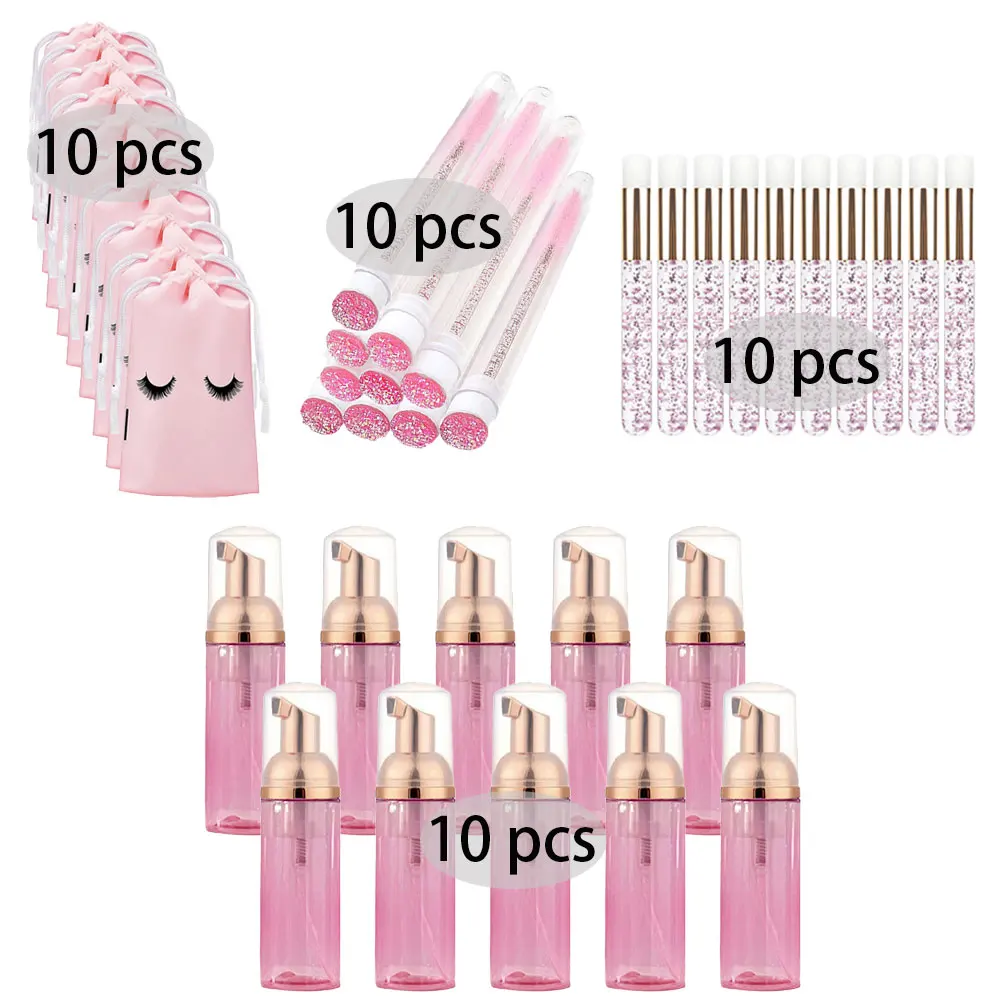 Eyelash Extension Aftercare - 20/40PCS Vestito 60ML Pompa Vuota Bottiglia