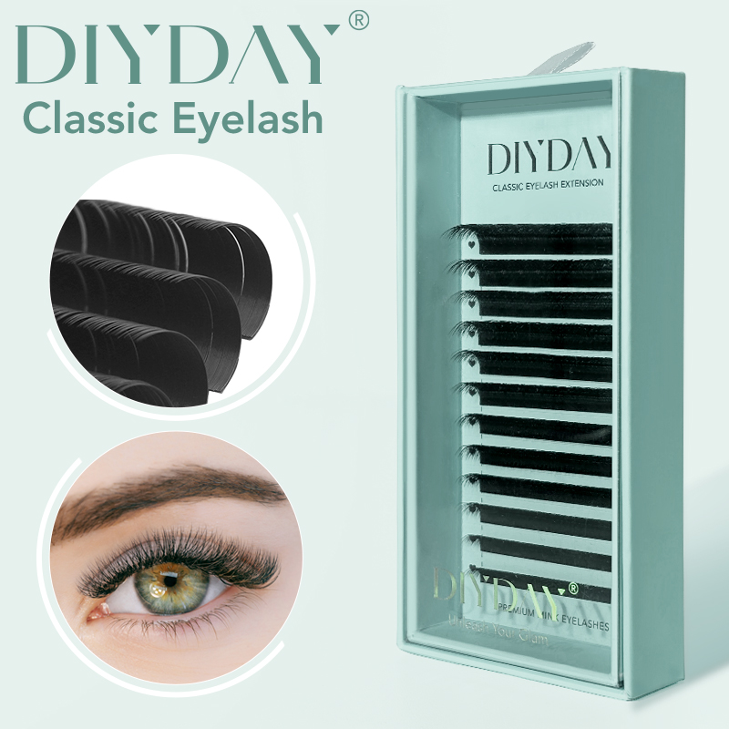 Eyelash Extension Natural Classic - DIYDAY 16 Righe Ciglia di Visone
