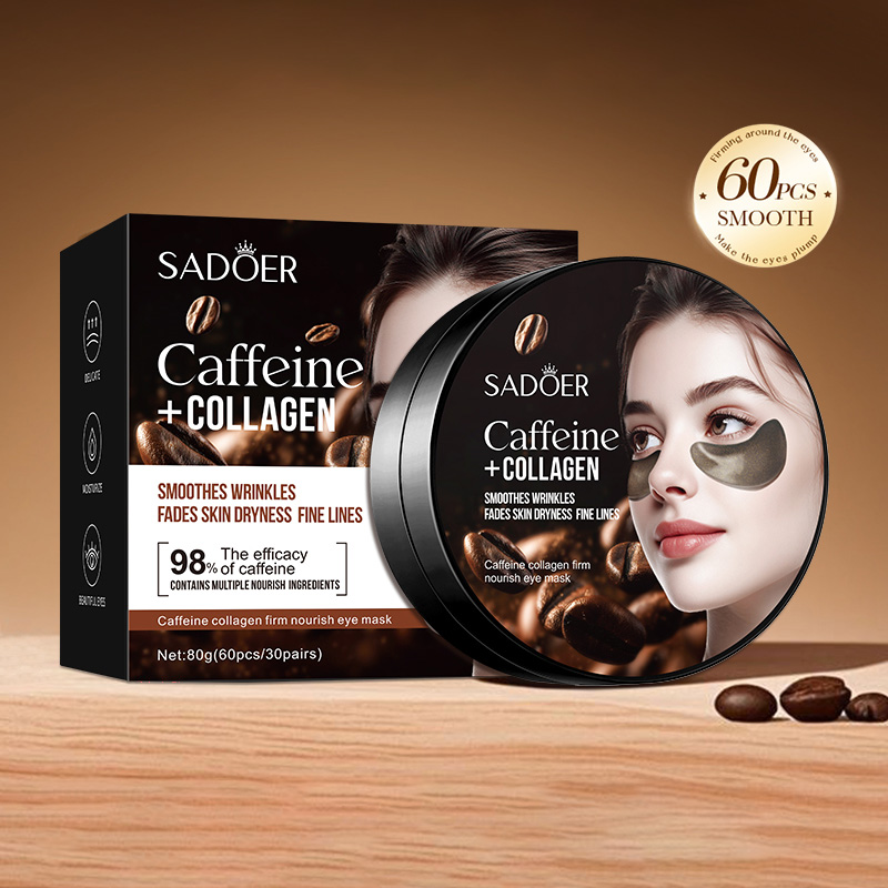 Eye Pad Collagen - 60 pz SADOER Caffeina Cristallo Collagene