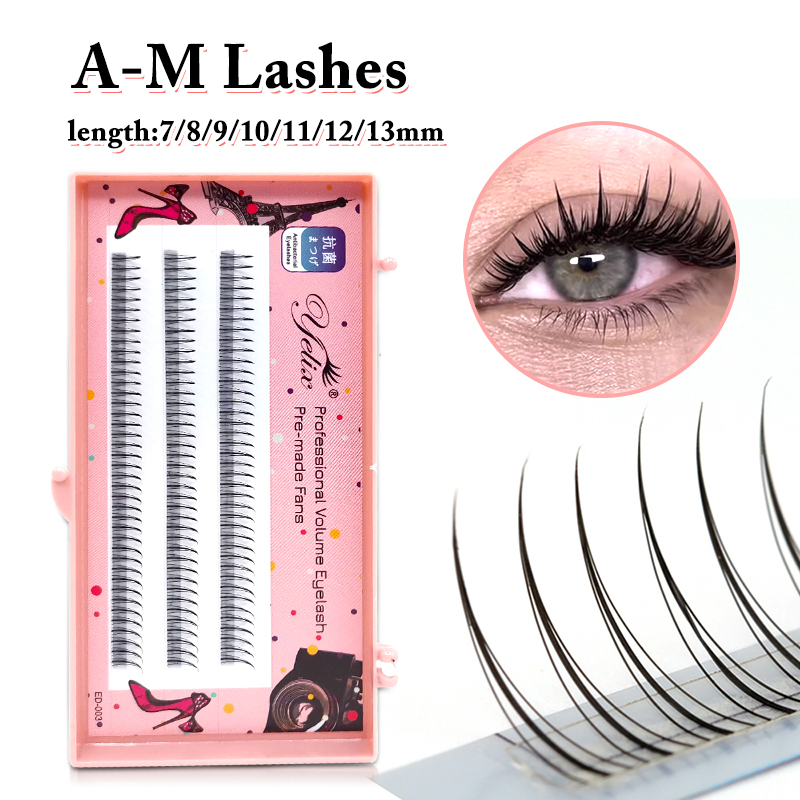 Eyelash Extension Yelix - Yelix A/M Forma Spikes Cluster Estensione
