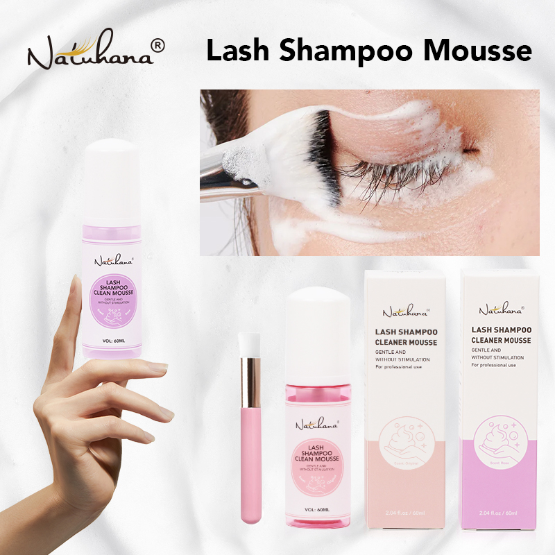 Eyelash Extension London - Natuhana 60ml Estensione delle ciglia Shampoo