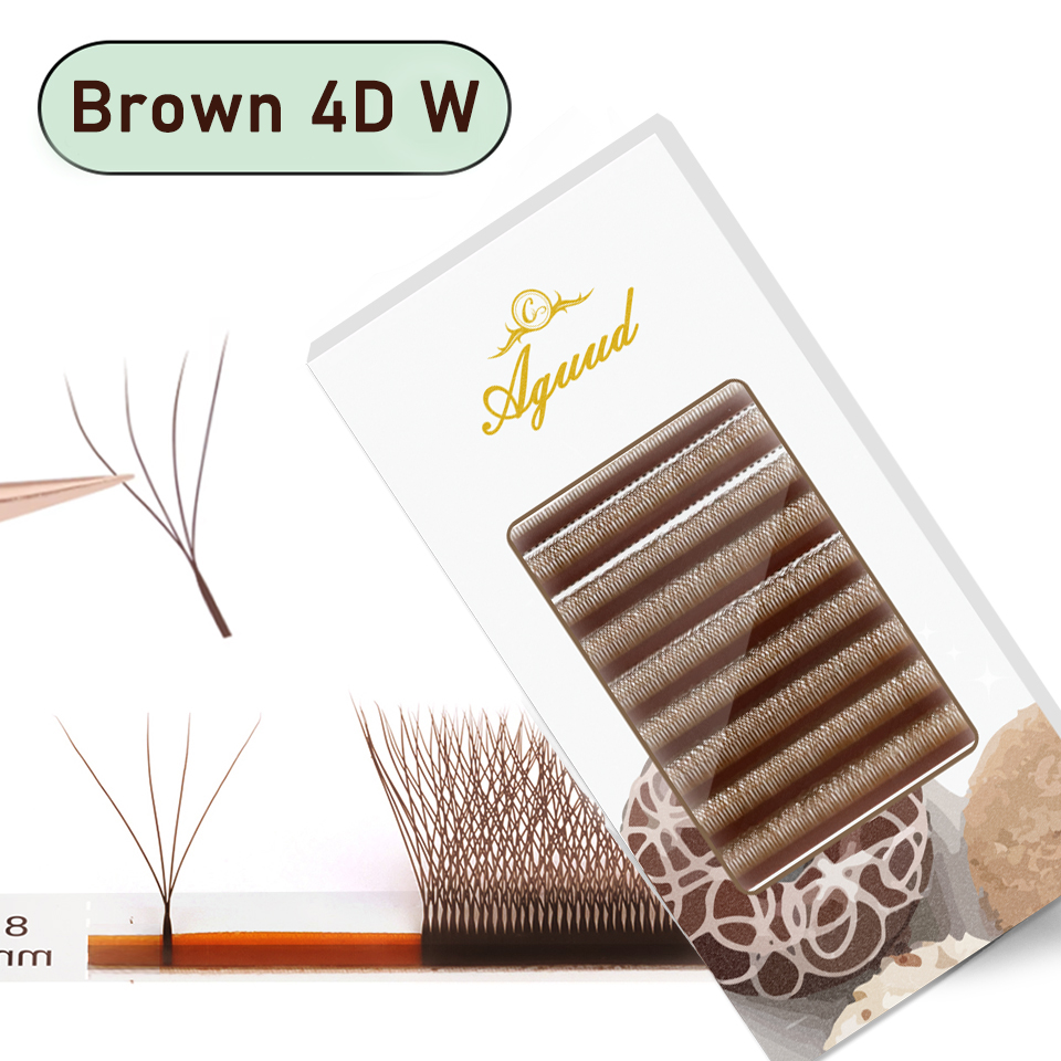 Eyelash Extension Yelix - AGUUD Marrone a Forma di W
