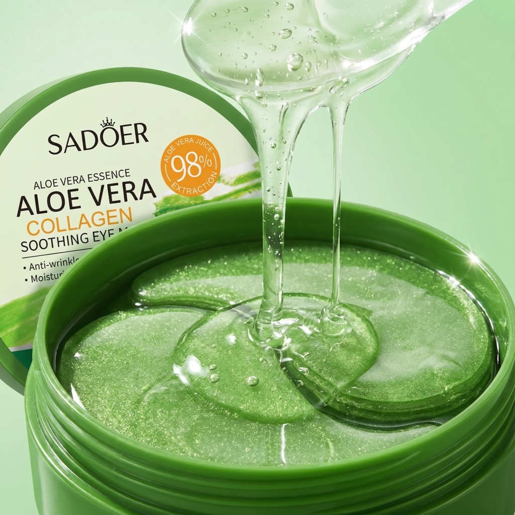 Eye Pad Collagen - 60 Pezzi Maschera per Occhi all'Aloe