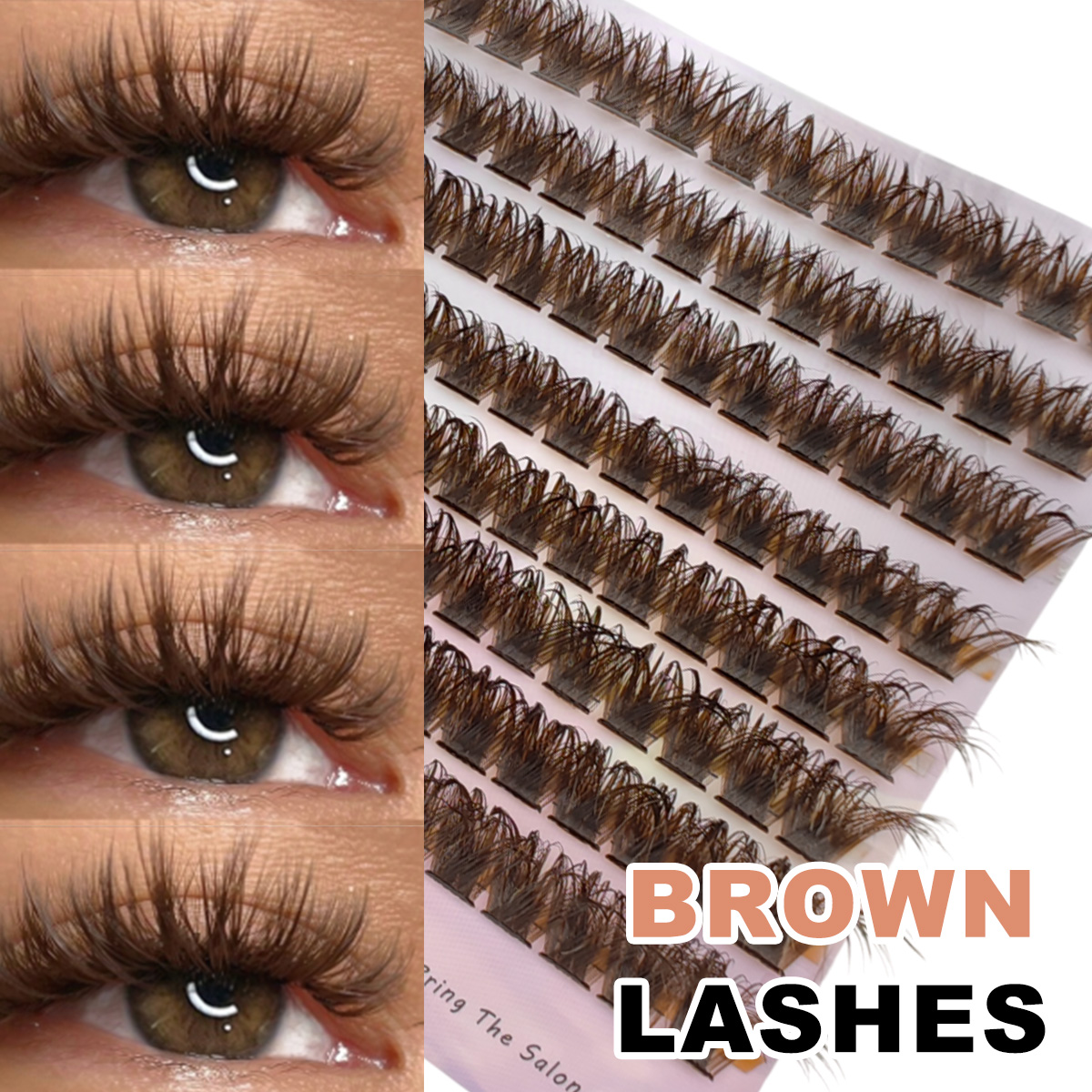 120 pz Marrone Naturale Wispy  - Eyelash Extension Home Service recensione e prezzo