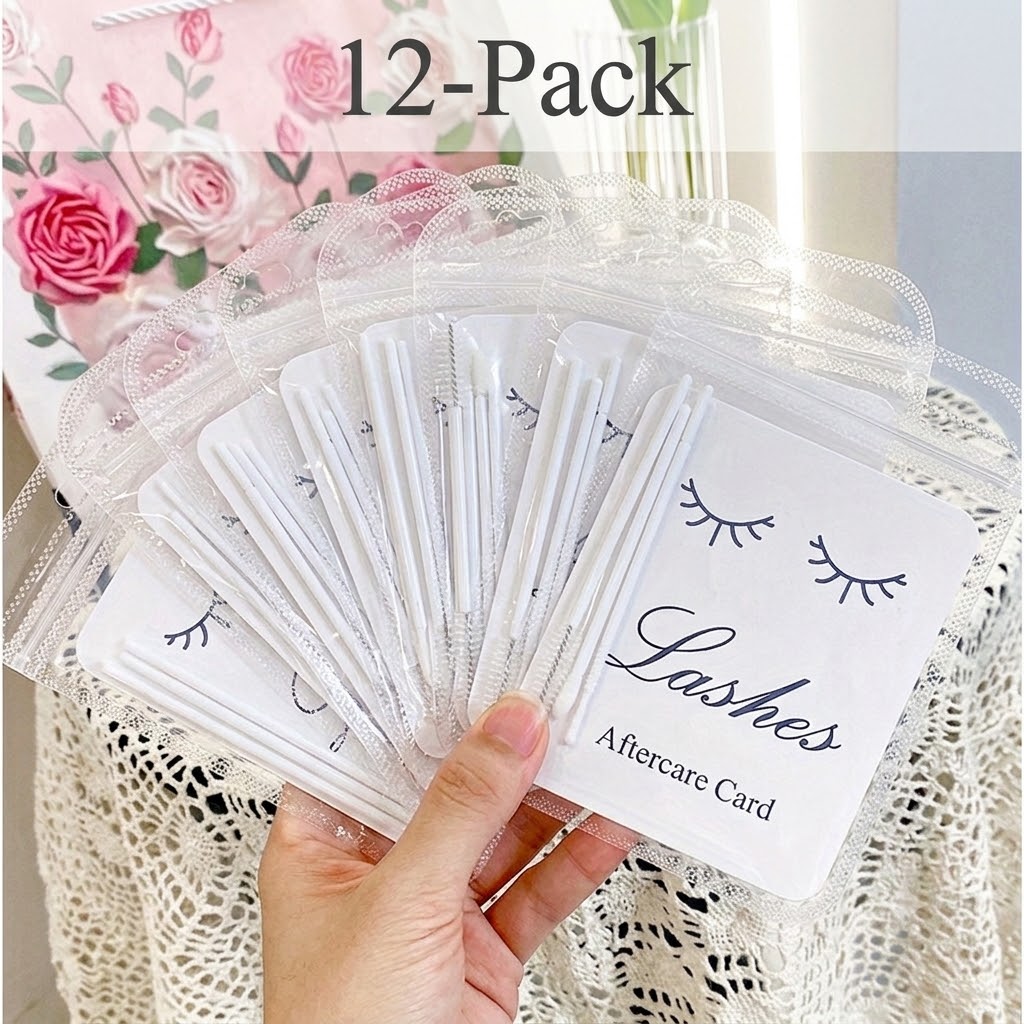 12 kit per la cura delle cigli - Eyelash Extension Aftercare recensione e prezzo