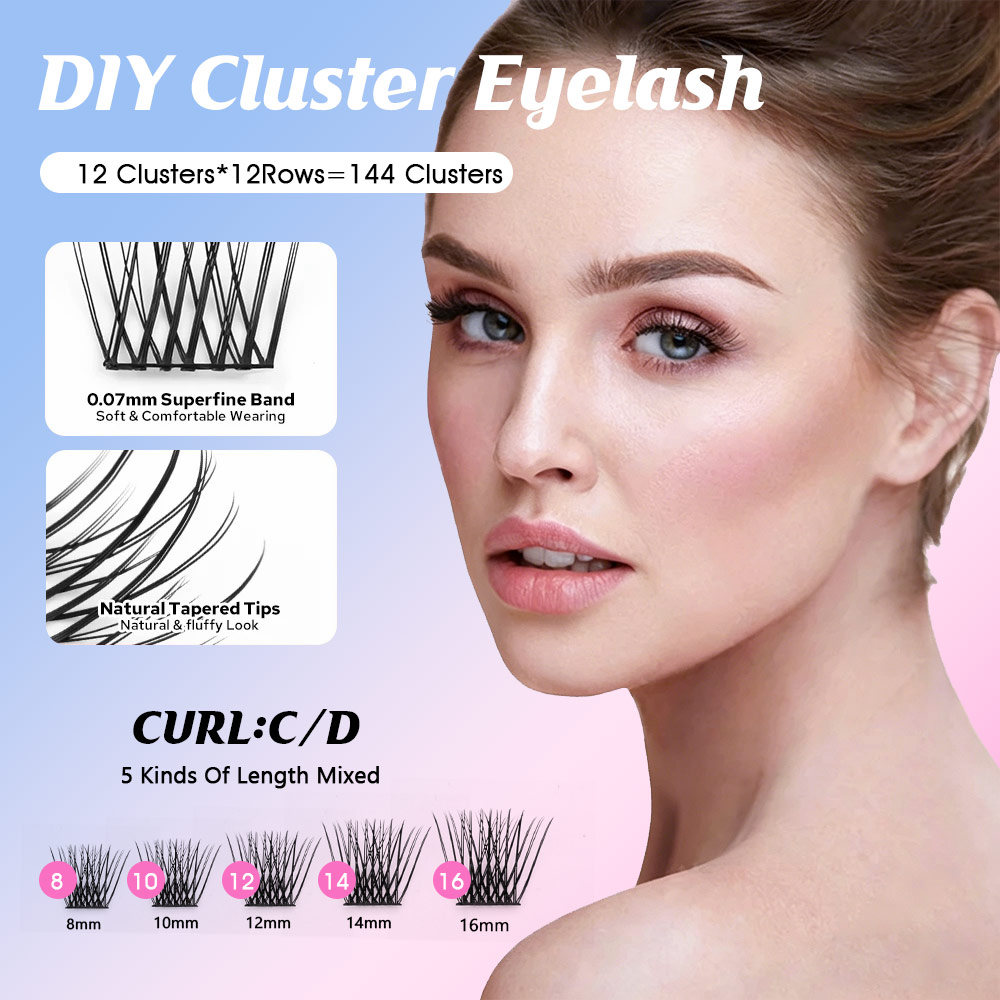 144 pcs ciglia segmentate a gr - Eyelash Extension Remover At Home recensione e prezzo
