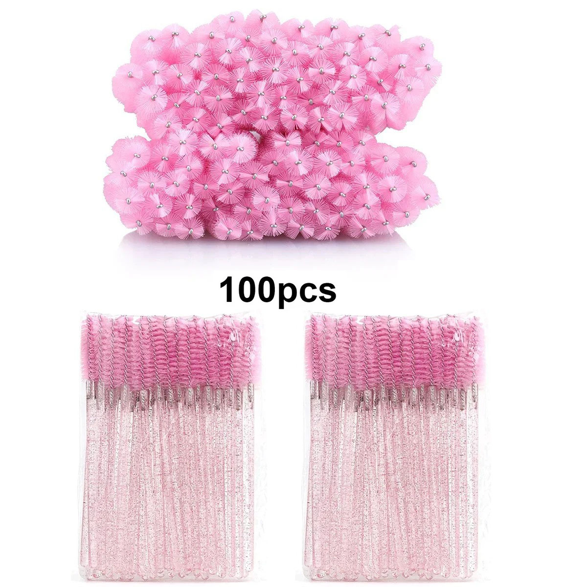 100 pz Spazzole Per Ciglia Usa - Eyelash Extension Options recensione e prezzo