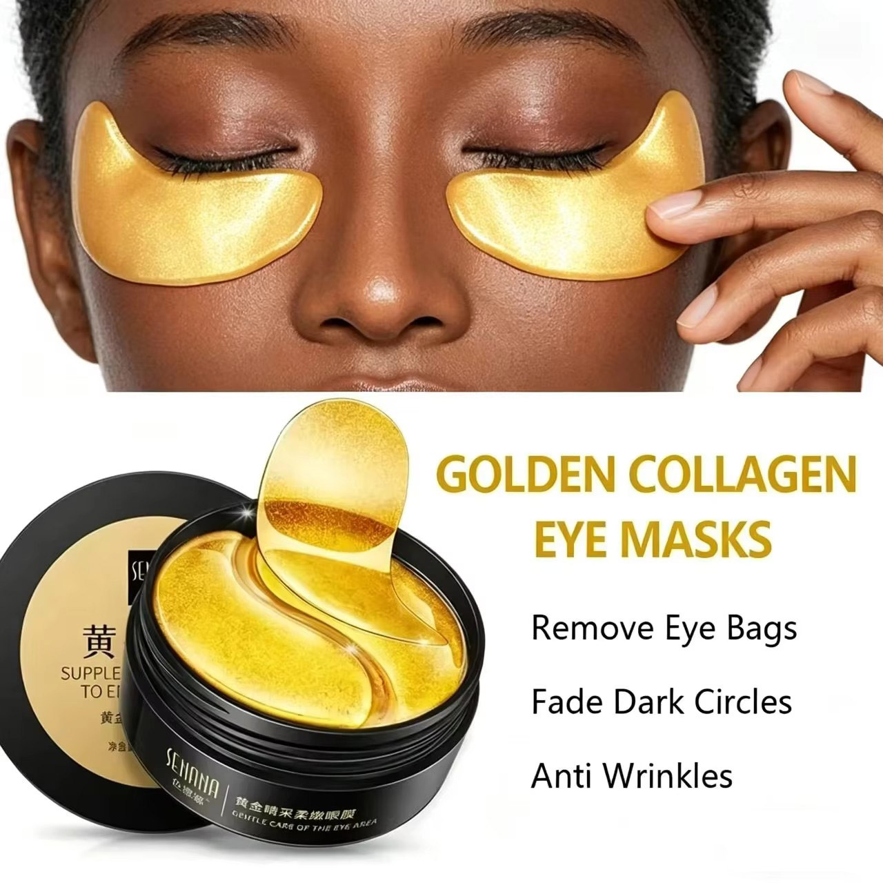 60 Maschere Occhi Dorate Idrat - Eye Pad Collagen recensione e prezzo