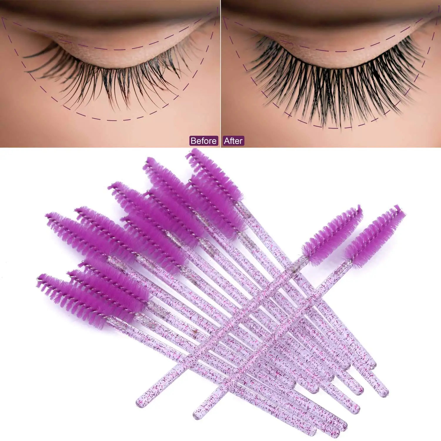 100/1000/2000 pz Usa E Getta M - Eyelash Extension Options recensione e prezzo