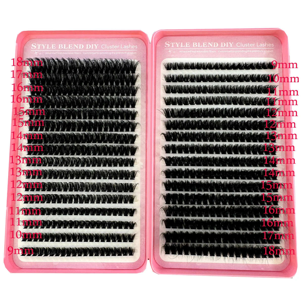 640 pezzi 60D/80D/100D 9-18mm  - Eyelash Extension Home Service recensione e prezzo